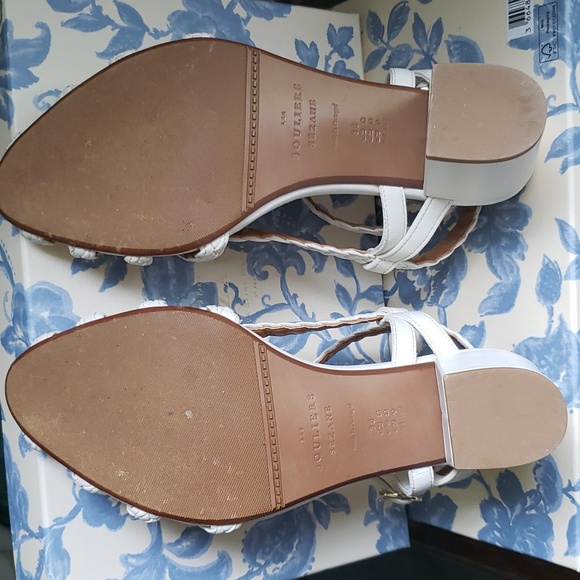 Sezane Natacha Sandals Ecru  size 7 - Picture 11 of 11